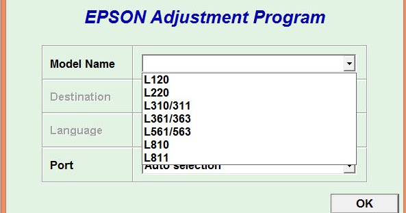 epson adjustment l120