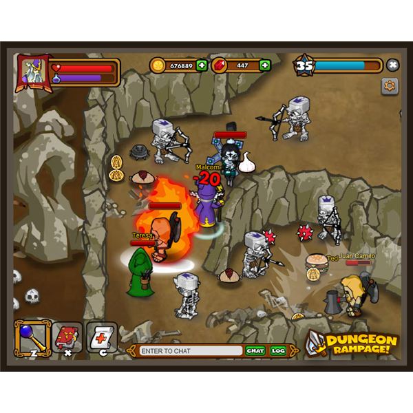 play dungeon rampage facebook